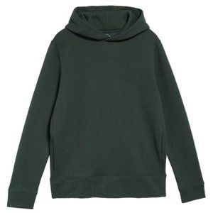 MADEWELL DARK PALM MWL BETTERTERRY SIDE POCKETS HOODIE SWEATSHIRT